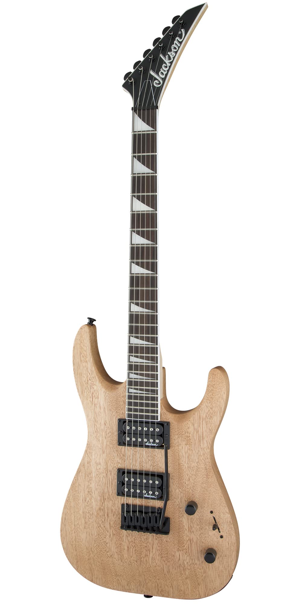 Jackson Dinky Arch Top JS22 DKA Electric Guitar - Natural Oil Bundle with Cable, Tuner, Strap, Picks, and Austin Bazaar Instruct